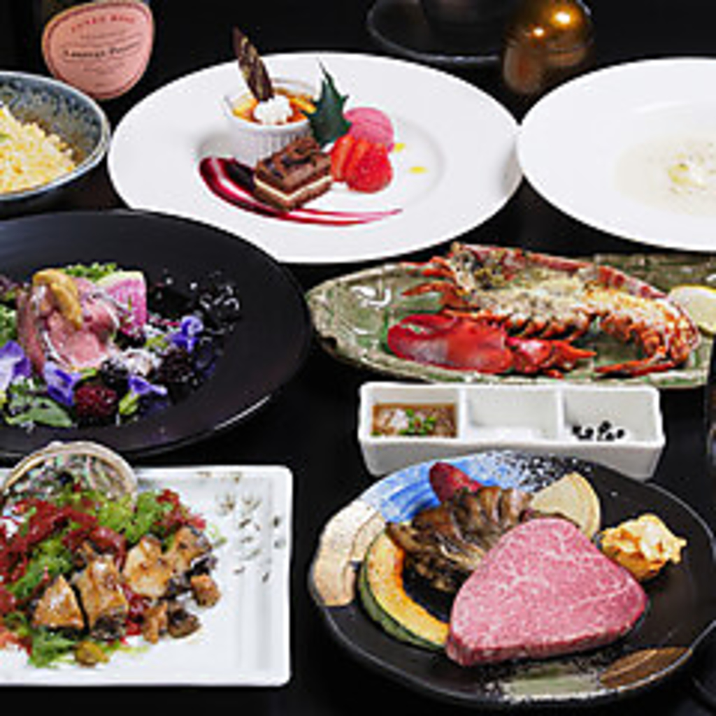 【コースディナー】道産和牛や新鮮魚介、旬の食材をコース仕立てでお楽しみ下さい♪