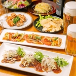 お得に楽しもう！120分飲み放題付きコース。幅広いシーンでご利用いただけます。女子会にもおすすめ