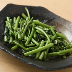 青菜のにんにく炒め