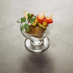 彩り野菜ピクルスのピンチョス