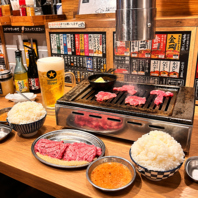 焼肉屋らしく、煙は少なく。