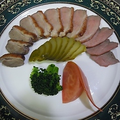 合鴨のマスタード焼き