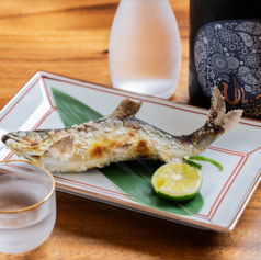 鮎塩焼き