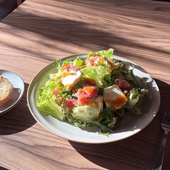 生ハムとクリームチーズのサラダ