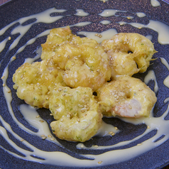 豆乳で作る大エビマヨ