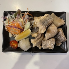 白身魚切身唐揚げ定食　小