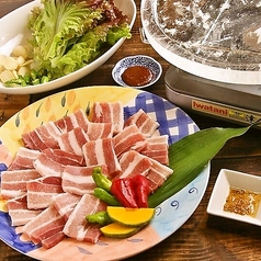 トリモモ　サンチュ付　2人前／サンギョプサル　サンチュ付　2人前