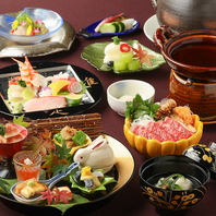 旬の食材を使用した本格懐石春秋