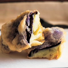 【野菜・肉・チーズ】茄子天　2ヶ