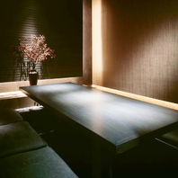 ゆっくり過ごしたいときは人気の個室席♪