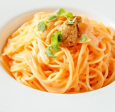 贅沢雲丹の極上クリームパスタ