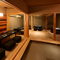 最大30名様までの個室有。貸切は20名様から可能！