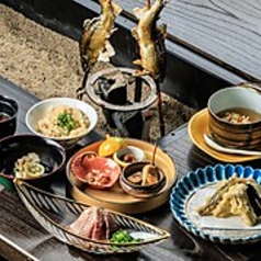 囲炉裏あみ定のコース写真