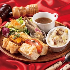 2種のフォカッチャサンドプレート