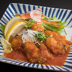 牡蠣のチリソース