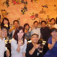 各種ご宴会はもちろん、女子会にも大好評！