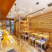 お1人様から団体貸切まで！幅広くご対応いたします◎