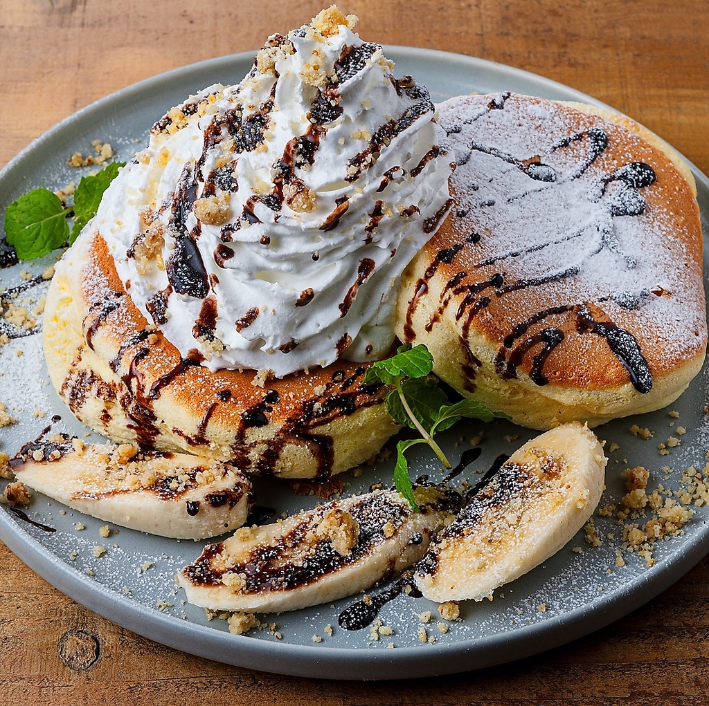 塩キャラメルバナナパンケーキ♪　