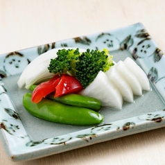 季節野菜の浅漬け