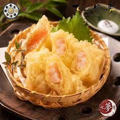 エビの湯葉巻き天ぷら