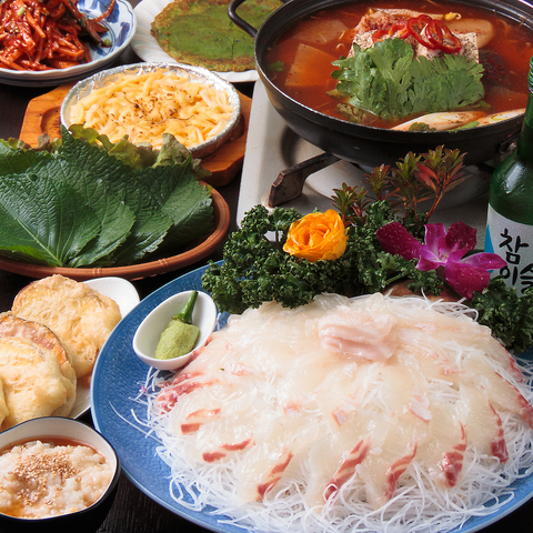 新大久保で唯一ヌタウナギが食べられる♪新鮮な海鮮がメインの韓国料理店♪
