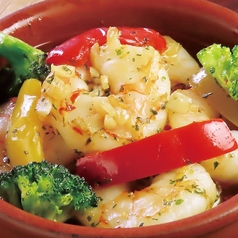 エビのアヒージョ