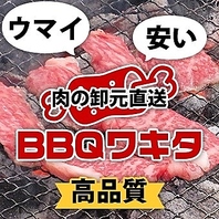 肉の卸元直送 BBQワキタ で食材の注文が可能