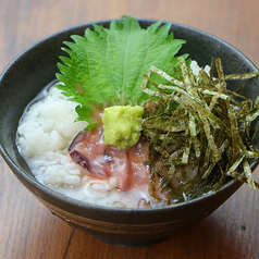 だし茶漬け(梅・いか塩辛・高菜味噌)