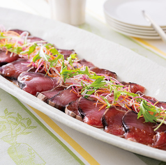 鰹のカルパッチョ菜園風