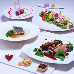 鮮魚と鹿肉のメイン料理2種類 大満足プラン ディナーコースa 7000円 税込 南欧料理 バンキーナ Banchina イタリアン フレンチ ホットペッパーグルメ