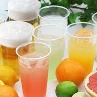 お好みの食材と種類豊富なドリンクでBBQを堪能