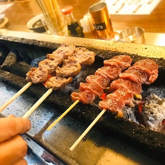 自慢の炭焼きは1本から注文可能！