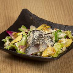 炙り〆鯖と和野菜のサラダ