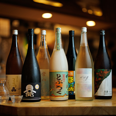 豊富な種類の日本酒メニュー◎