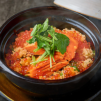 【鮭といくらの絶品土鍋ご飯】