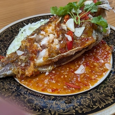 揚げ魚の甘酢かけ