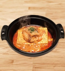 イベリコ豚のシビ辛味噌豆腐