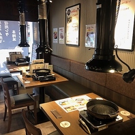 １名様～10名様までのテーブル席。