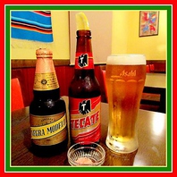 メキシコ人気NO.1地ビール"TECATE"を岩塩＆レモンで♪ 