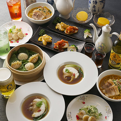 香港食卓のコース写真