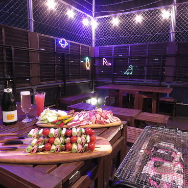 福岡 天神 テラス BBQ HOMEの雰囲気1