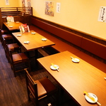 女子会や少人数での気軽な飲み会から、会社の歓送迎会や忘年会、打ち上げなど大人数での宴会も可能。