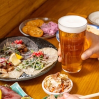 お料理に合ったドリンクメニューもご用意しております♪