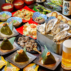 炭火焼肉×牡蠣 海鮮食べ放題 牡蠣よしのコース写真