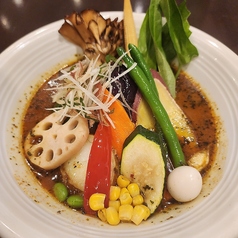 旬のベジダブルスープカレー