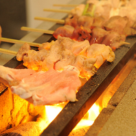 淡路鶏の炭火焼き