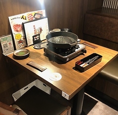 1～2人席でご利用いただけます。