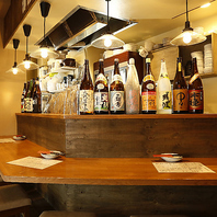 ◆お席は各種ご用意、臨場感のあるカウンターが◎◆