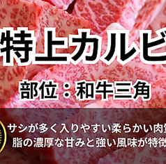 特上カルビ/上カルビ/霜降りカルビ