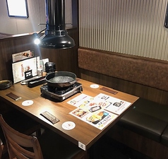 3～4人席でご利用いただけます。